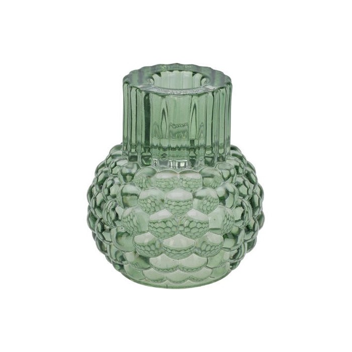 PCANDELA VETRO 9X7CM 5ASS